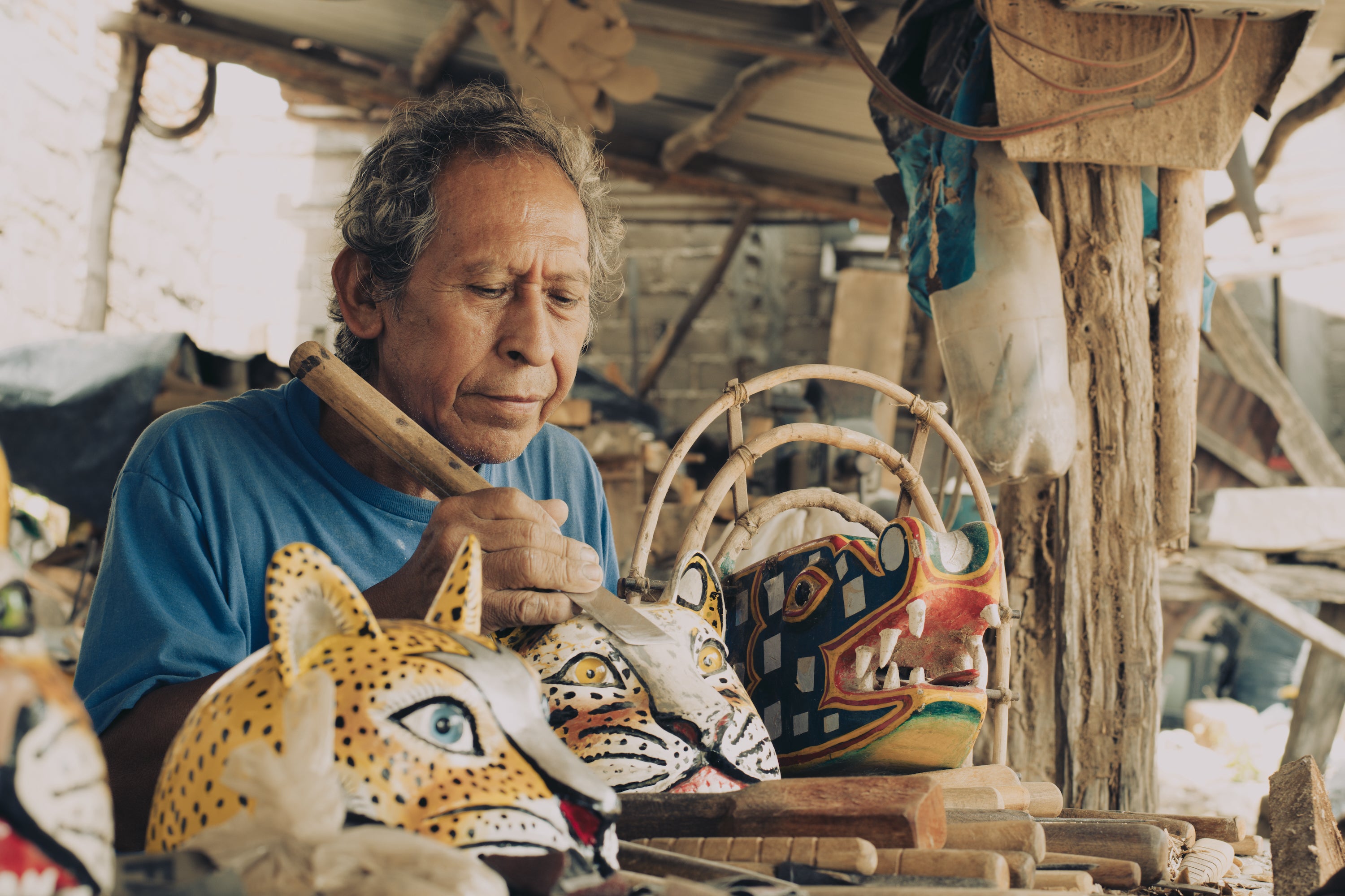Traditional Mask Making with Mariano Champo